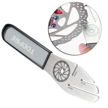 

Stainless Steel Bike Disc Brake Rotor Alignment Truing Fork Press Cycling Tool Bike Disc Repair Tools