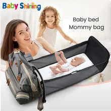 Sac à dos à couches pour maman, sac à dos pour poussette, poche à langer, sac à dos de voyage de maternité, lit de bébé