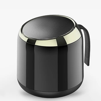 

2020 D6 Bluetooth V5.0 Wireless Speakers HiFi Stereo Column Portable Speaker Light with Microphone