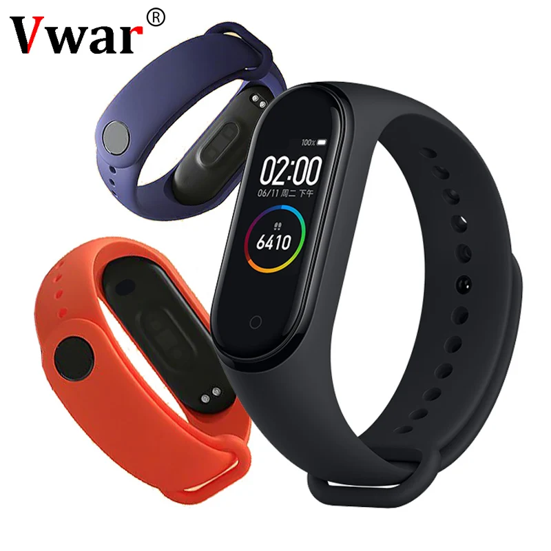 

Vwar Waterproof Fitness Bracelet Heart Rate Monitor Smart Band Blood Pressure Smart Wristband for Xiaomi Huawei VS my miband 4