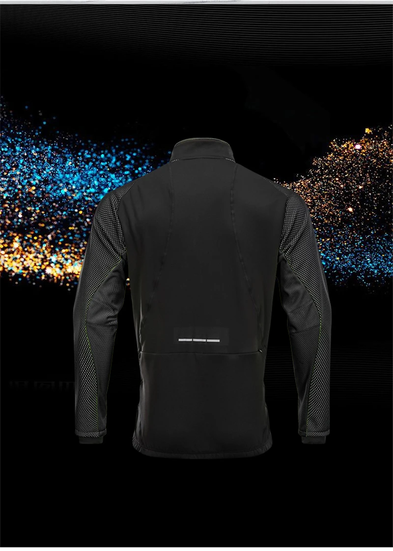 Мужская зимняя куртка для велосипедного спорта термо флисовое пальто ветровка теплая ветрозащитная MTB Джерси велосипедная одежда верхняя спортивная одежда