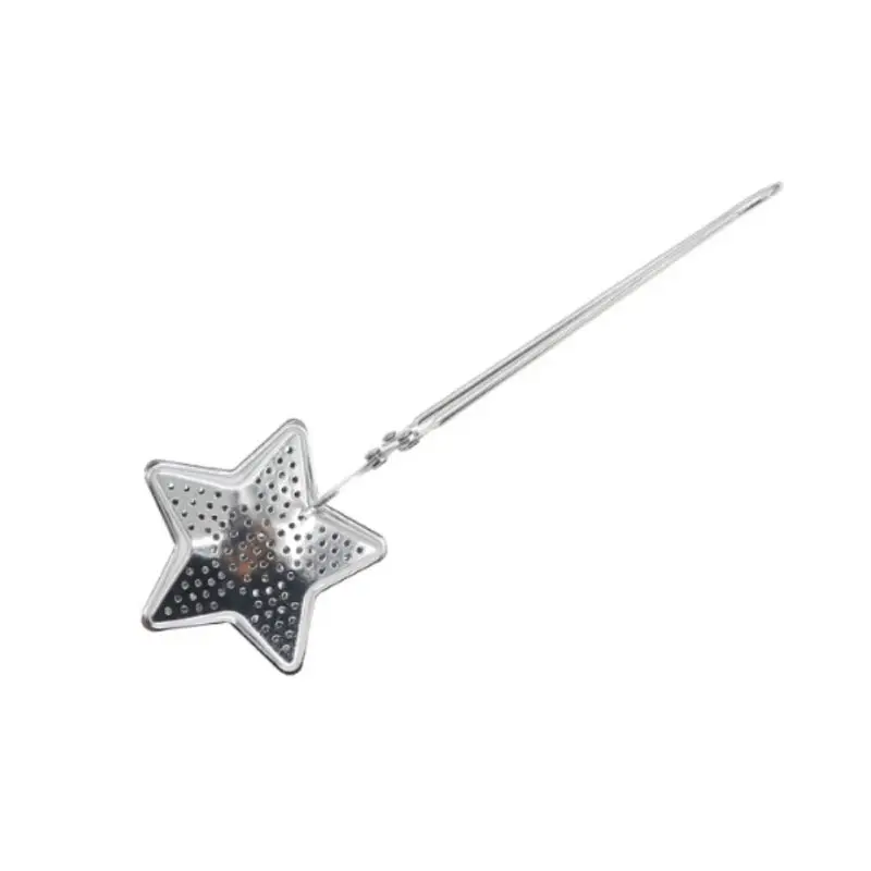 Creative Star-Shaped Long Handle Stainless Steel Tea Strainer Infuser Filter Interval Diffuser For Loose Leaf Tea