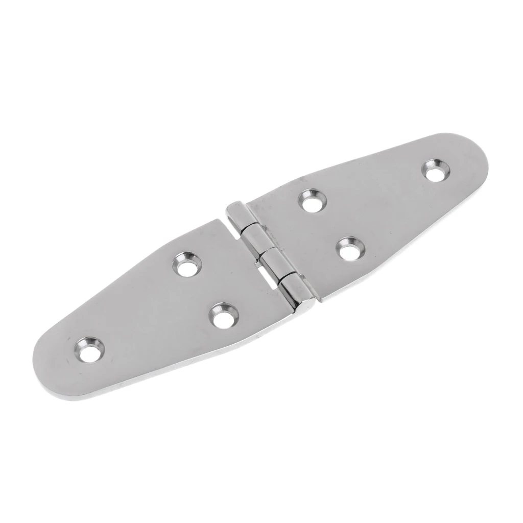 Heavy Duty Marine Grade Stainless Steel Boat Hatch Cabinet Strap Hinge 5.5' x 1.5'