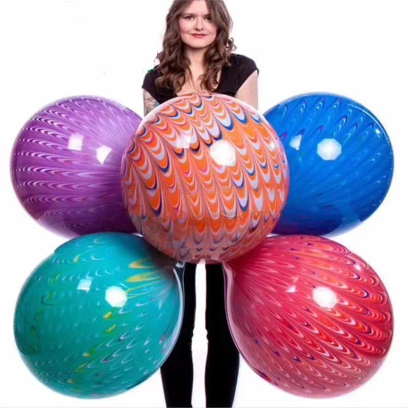 

New Mexico 18 inch peacock tail latex balloon 5 colors optional party wedding decoration latex balloon