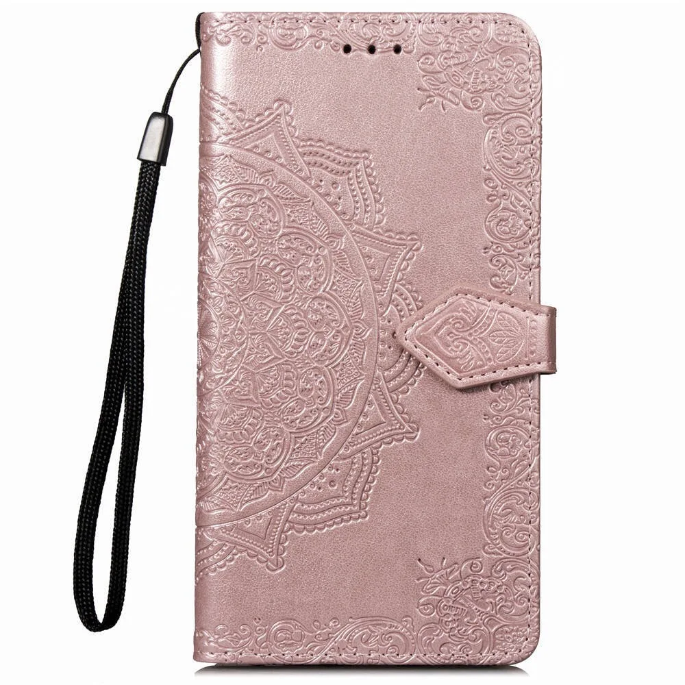 Flower Coque Leather Case for HTC Desire 516 610 616 620 620G 816 816G 820G 820 Eye 828 Cases Wallet Protective Phone Cover - Цвет: 1Pink