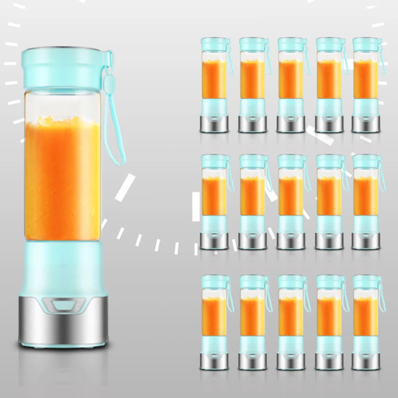 

350Ml Blender Glass Bottle Juicer Portable Fruits Mixer Meat Grinder Juice Maker Machine Juice Cup Home Gift