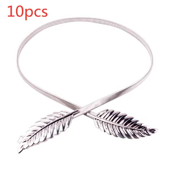 

Leaves Design Chain Belt 2019 New Fashion High Quality Women Ladies T-stage Belts Female Leaf Silver Metal Vintage Waist DP30