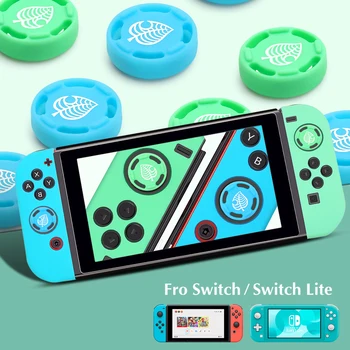 

For Nintend Switch Lite AnimalCrossing Cat Paw Cute Pad Thumb Stick Grip Cap Joystick Cover Joy-Con Controller Thumbstick Case