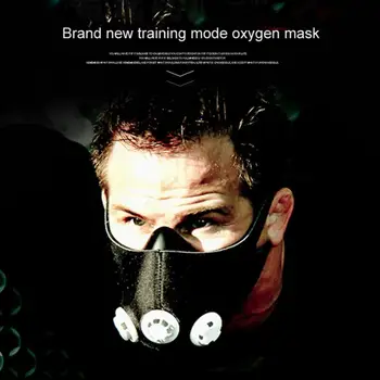 

Training Mask Waterproof Fitness 2.0 Athletic Exercise Workout Mask High Altitude Hypoxia Exercise Oxygen Mask