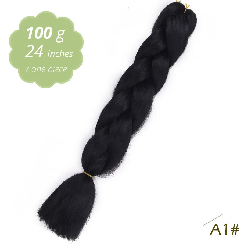 T1B/613 AISI BEAUTY, синтетические плетеные волосы, Омбре, огромные волосы, косички, каникалон, вязанные волосы, для наращивания, радужные, косички, розовый, блонд - Цвет: T1B/613