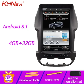 

KiriNavi Telsa Style Vertical Screen 12.1'' Android 8.1 Car Radio GPS Navigation For Ford Ranger DVD Car Player 4G 2012-2015
