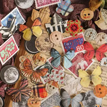 

Hand account material stickers Decorative Writable Stickers Scrapbooking Diary Stickers Album Paper Label Stick Stationery C6Y0