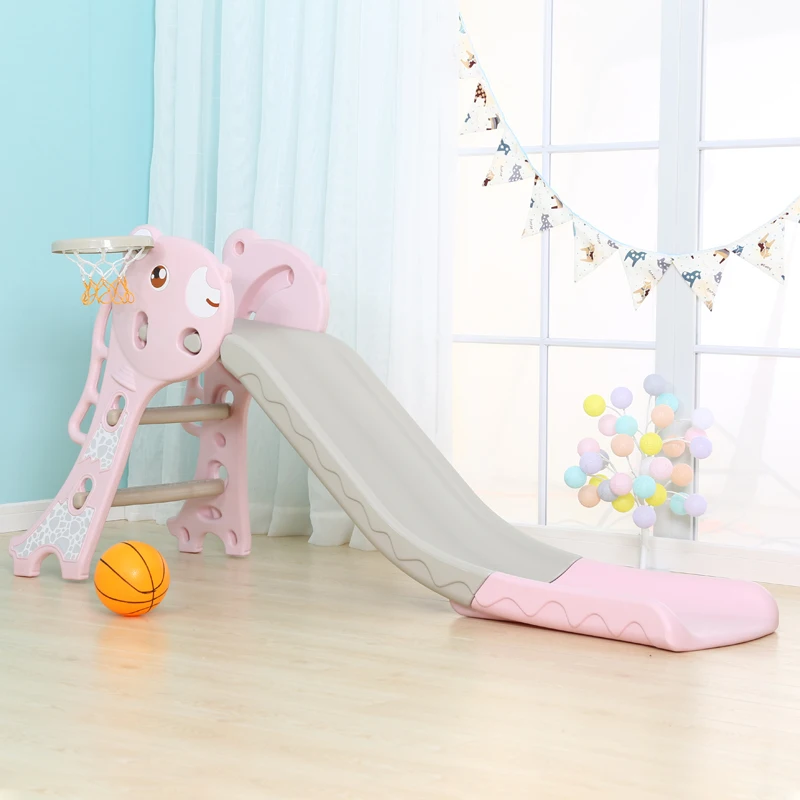 Long version slide 4 Домашние BabySlide Пластик долговечно с баскетбольная коробка Комбинации детского сада Многофункциональная игрушка - Цвет: Long version slide 4