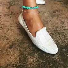 Аксессуары Мода и индивидуальность улица оснастки Бирюзовый ножной браслет один слой ноги украшения