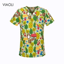 Женские массажные тапочки, домашняя обувь с эффектом потертости; наборы Врачи Медсестры короткий рукав форма стоматология оральный клиника Pet доктор спецодежды униформа для сотрудниц спа-салонов