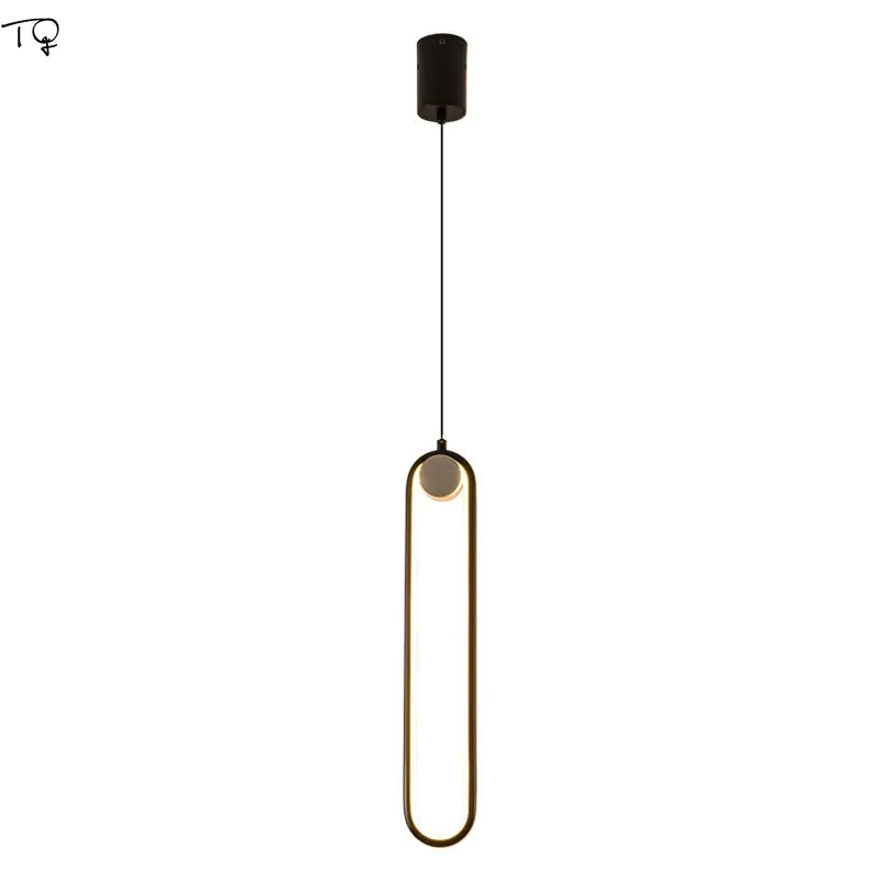 Nordic Minimalist Atmosphere Pendant Lights Aluminum Acrylic Hanging Lamp Decor Bedroom Bedside Living/dining Room Background | Лампы и
