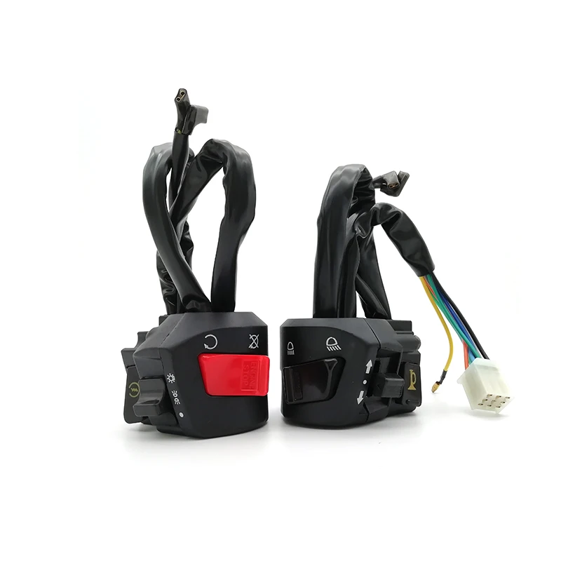 

Motorcycle Handlebar Horn Turn Signal Light Control Switch On/Off