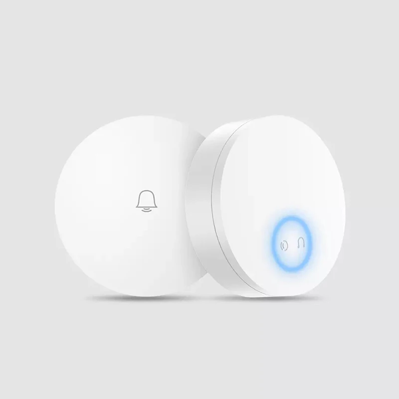 Obawa Intelligent wireless doorbell without battery wireless home remote through the wall waterproof smart door bell - Цвет: White WIFI