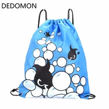 34*42cm Swimming Waterproof Double Layer Drawstring Bike Bag Backpacks Shoulder Bag Water Sports Travel Portable Bag For Stuff