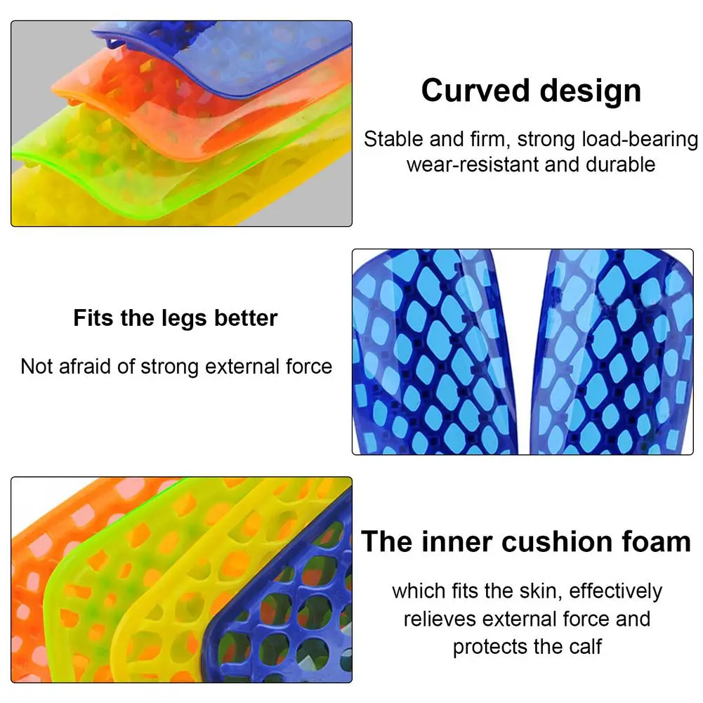 1 Pair Soccer Shin Shield Football Shin Guard Pads Leg Sleeves Support Adult Children Sports Calf Support