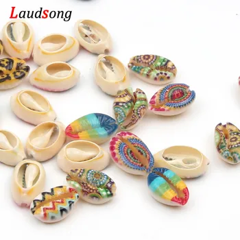 

10Pcs/lot 10-20mm Mixed Natural Sea Shells Cowrie Conch Beads For Jewelry Making DIY Charms Tribal Necklace Bracelet Accessories