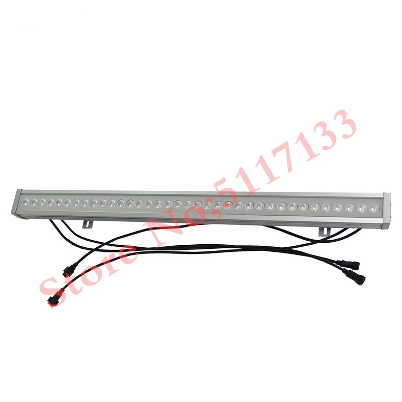 Mejor venta 4 шт 36*3 Вт 3в1 Led pared lavadora luz, IP65 Led al aire libre Luz de arandela de DMX 512 arandela de pared led R