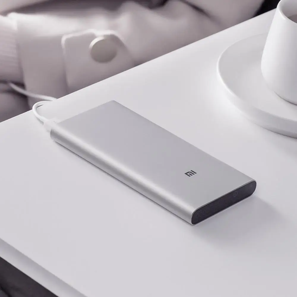 Xiaomi Mi пауэр банк 2i 10000mAh внешний аккумулятор romoss с двумя usb-портами портативная зарядка павер-банк 10000 PLM09ZM 18W Выход быстрой зарядки для смартфон повербанк