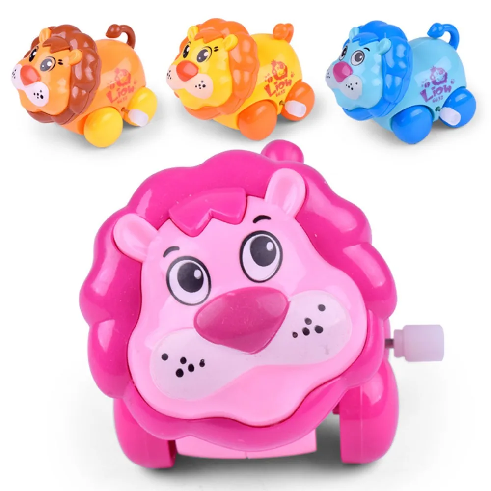 Wind Up Toys 1Pcs Fun Cartoon Animal Dog Cattle Crawling Clockwork Classic Toy Newborn Baby Running Jumping fun Infant Cute