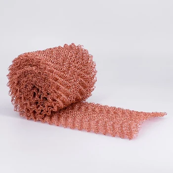 

New 4 Wires Pure Copper Mesh Woven Filter Sanitary For Distillation Moonshine Home Brew Beer 100Mm Width