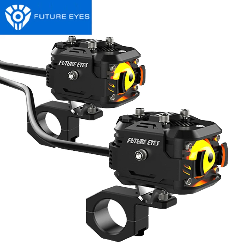 Светодиодные противотуманные фары Future Eyes F150 для мотоцикла дополнительный фонарь
