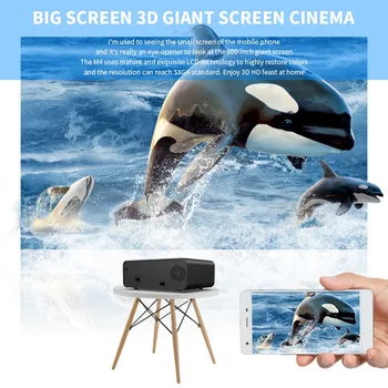 

For Android 4K 3D HD 1080P 12000Lumen LED Projector WIFI BT Home Cinema HDMI home professional Full HD projector проектор