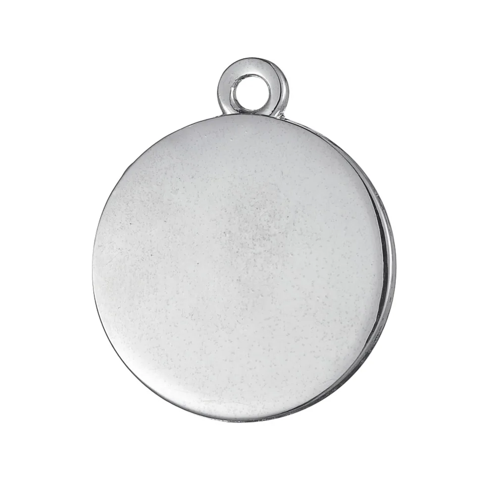 Skyrim полированные Пустые Подвески Сделай Сам гравировка серебряный золотой кулон