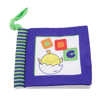 

Toddler Baby Soft Cloth Book Kids Alphabet Numbers Colors Congitive Books Infant Children Early Educational Large Rattle Toys