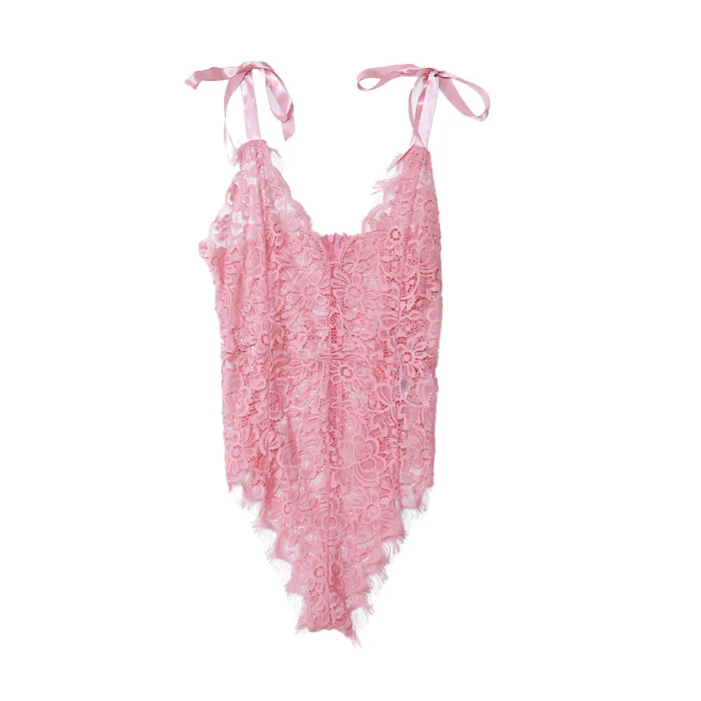 Fluffly женское кружевное сексуальное нижнее белье боди Babydoll нижнее белье сексуальное прозрачное эротическое боди Lignereis
