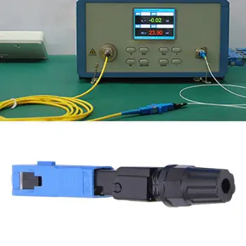 

Fiber Connector 100pcs SC/PC Optical Connector Embedded Type Cold Optical Fiber Fast Connector for 2x3mm Fiber
