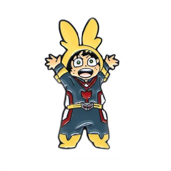

30pcs/lot My Hero Academia Backpack Pins All Might Enamel Pins Cartoon Anime Lapel Pin Bag Brooches Hat Badge Brooch PA290