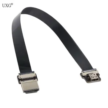 

FPV HDMI Male to Micro HDMI Female Extension FPC Flat Cable 1080P for FPV HDTV Multicopter Aerial Photography