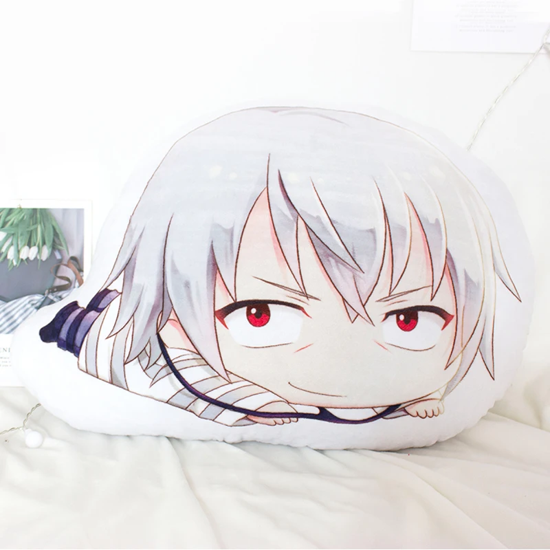 Toaru Kagaku no Railgun Подушка Игрушка Аниме Misaka Mikoto& Accelerator плюшевая Мягкая Милая девочка кукла Двусторонняя Подушка 45 см - Цвет: Accelerator