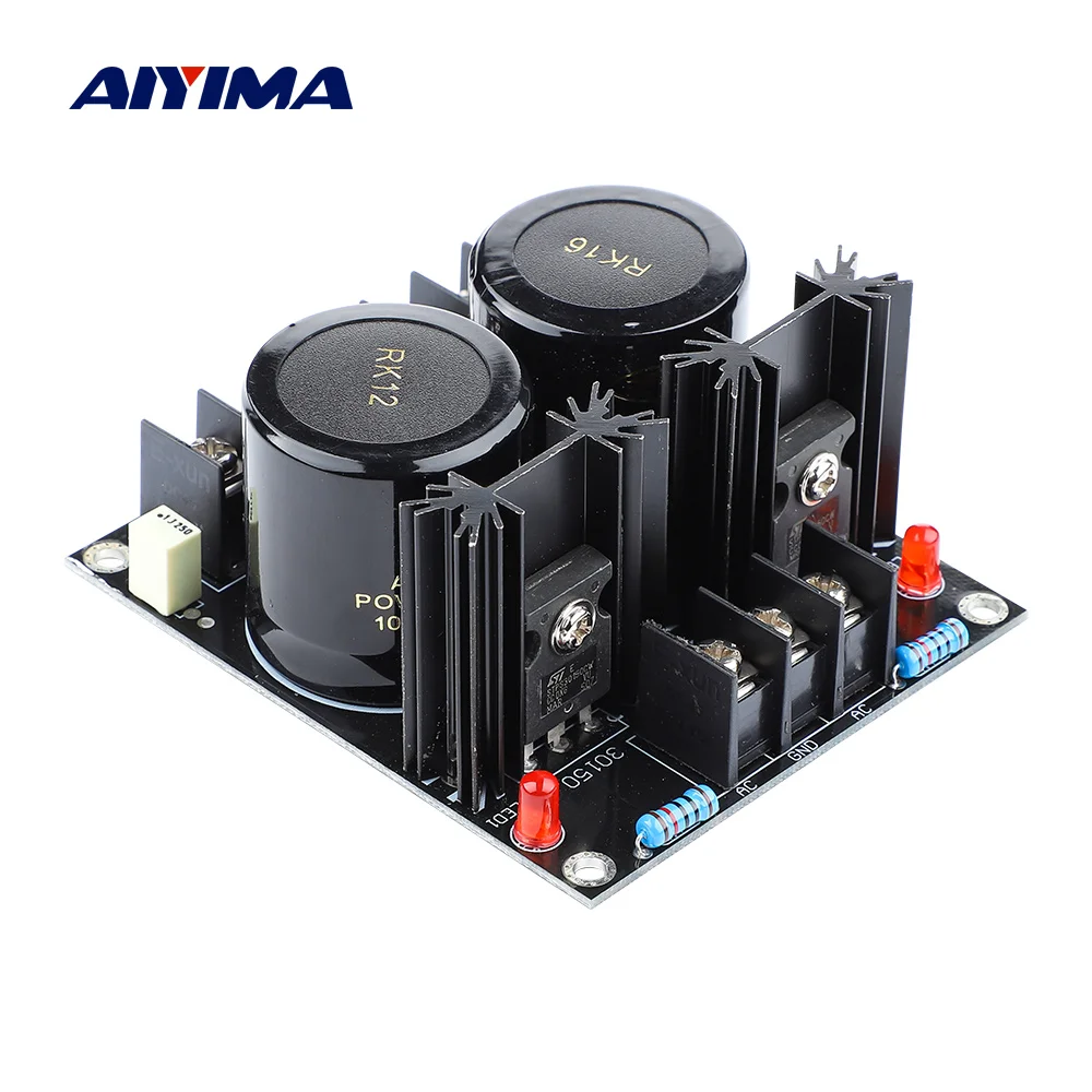 AIYIMA 120A Amplifier Rectifier Filter High Power Schottky Rectifier Filter Power Supply Board For Home Theater 10000uf 50V