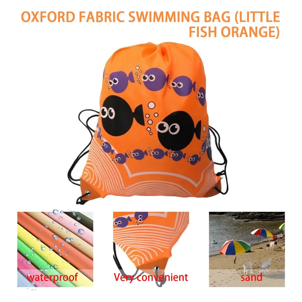 Top Quality Double Layer Drawstring Gym Backpacks Swimming Sports Beach Bag Travel Portable Fold Mini Shoulder Bags