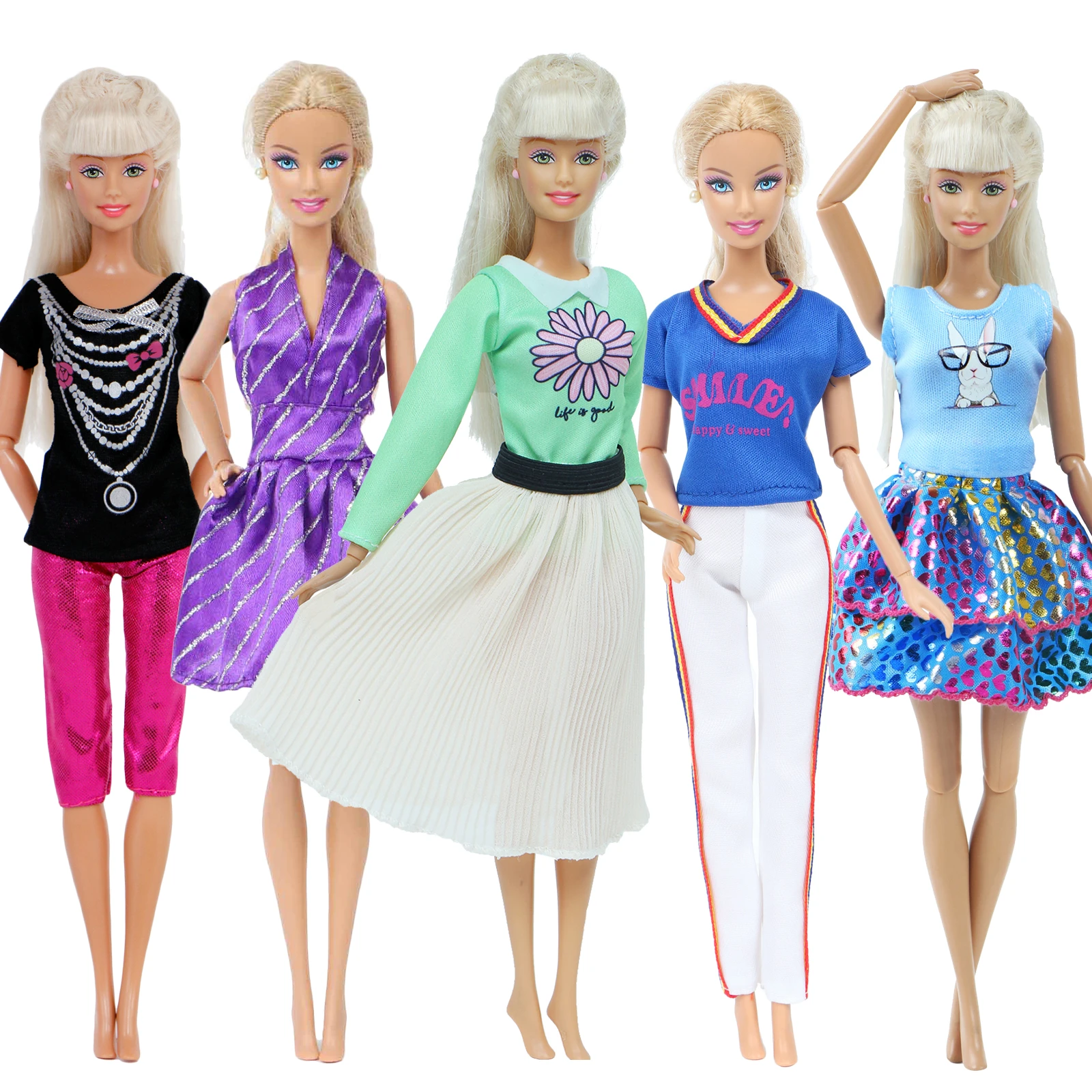 5 Adet Grup Yuksek Kaliteli Bebek Elbise Barbie Bebek Pembe Seksi Parti Kalma Giyim Dantel Kisa Elbisesi Etek Elbise Oyuncak Aksesuarlari Bebek Aksesuarlari Aliexpress