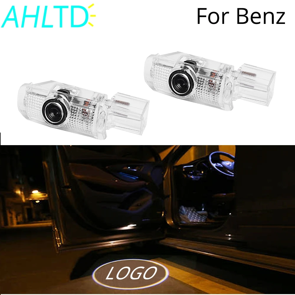 

2pcs Welcome Logo Light Door Warning Lamp Projector For Mercedes Benz R W215 ML W164 GL X164 R300 R350 ML300 ML350 ML63