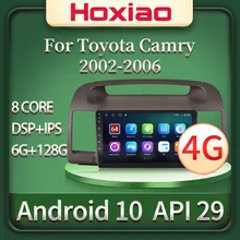 Radio con GPS para coche, 10,0 reproductor Multimedia con Android, vídeo, 2 Din, Bluetooth, IPS, para Toyota Camry 2002, 2003, 2004, 2005, 2006