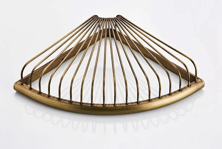 Tan archaize color restoring ancient ways all quality chrome plated copper double Angle basket basket fan delta 