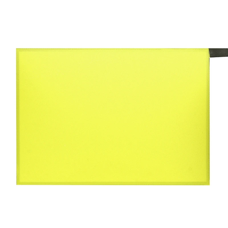 Lemon Green 105 мм x 148 мм EL Панель электролюминесцентный лист неоновые лист+ привода 12V - Цвет: Lemon Green