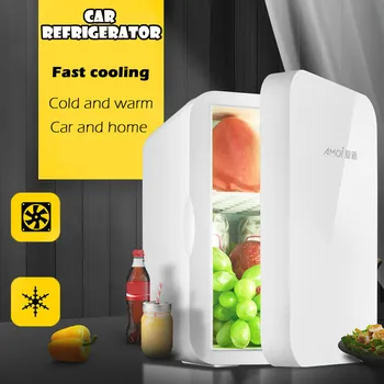 

6L Car Refrigerator Automoble Mini Refrigerator Freezer Frigobar Summer Ice Cream Storage Geladeira Portatil #YL5