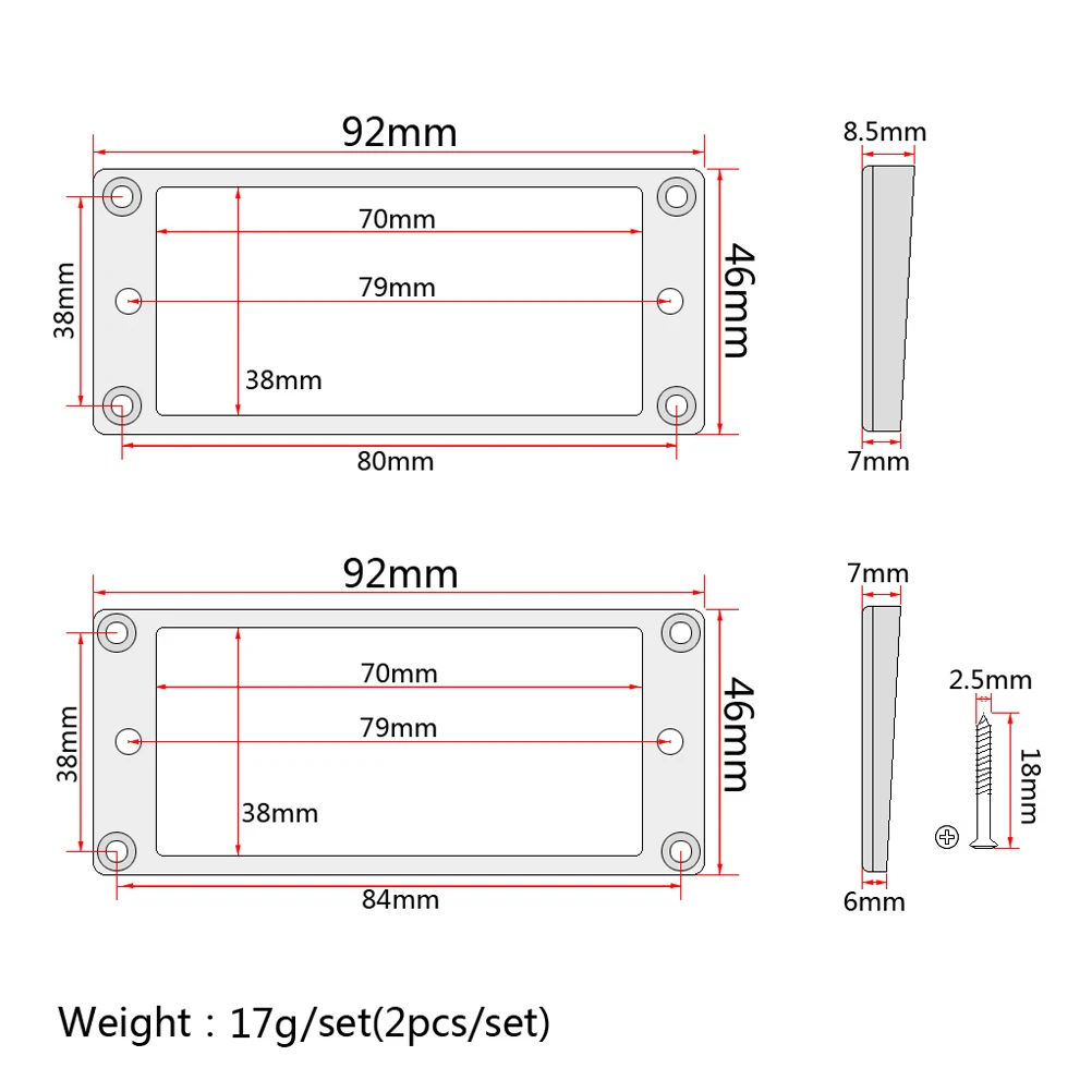 2 шт звукосниматель рамка клена деревянная хамбакер рамка для бас ...