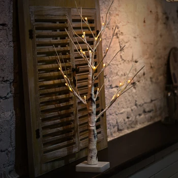 

24 LEDs 60cm Tree Light Home Table Lamp Branches Night Lighting Wedding Party Christmas Twig Decor Portable LED Lantern