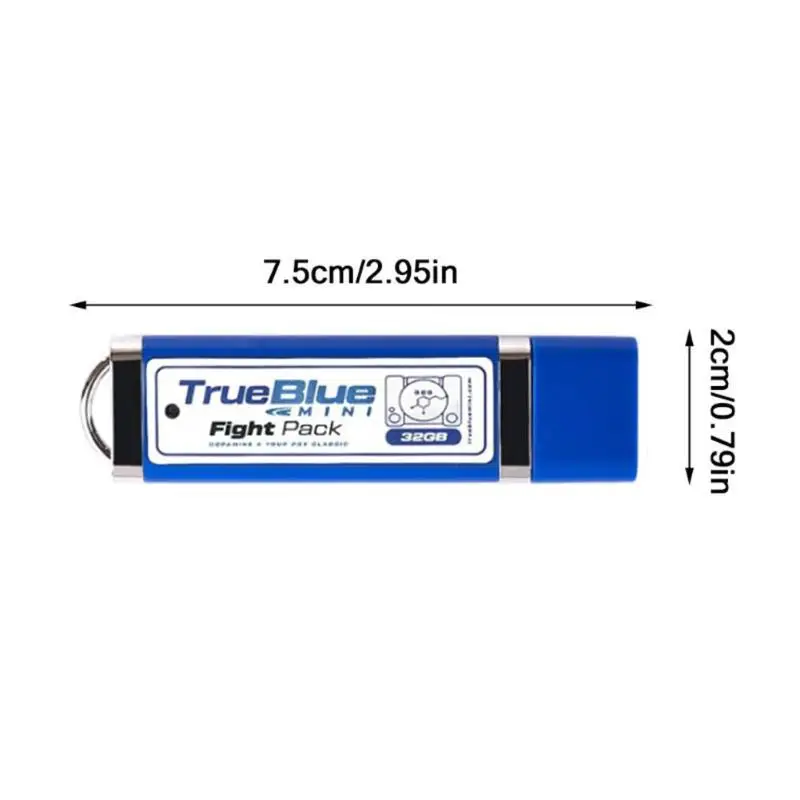 True Blue Mini-Meth Pack 2-Players Plug and Play плагин для playstation Classic Plug and Play без установки или сварки - Цвет: 32gb fight pack