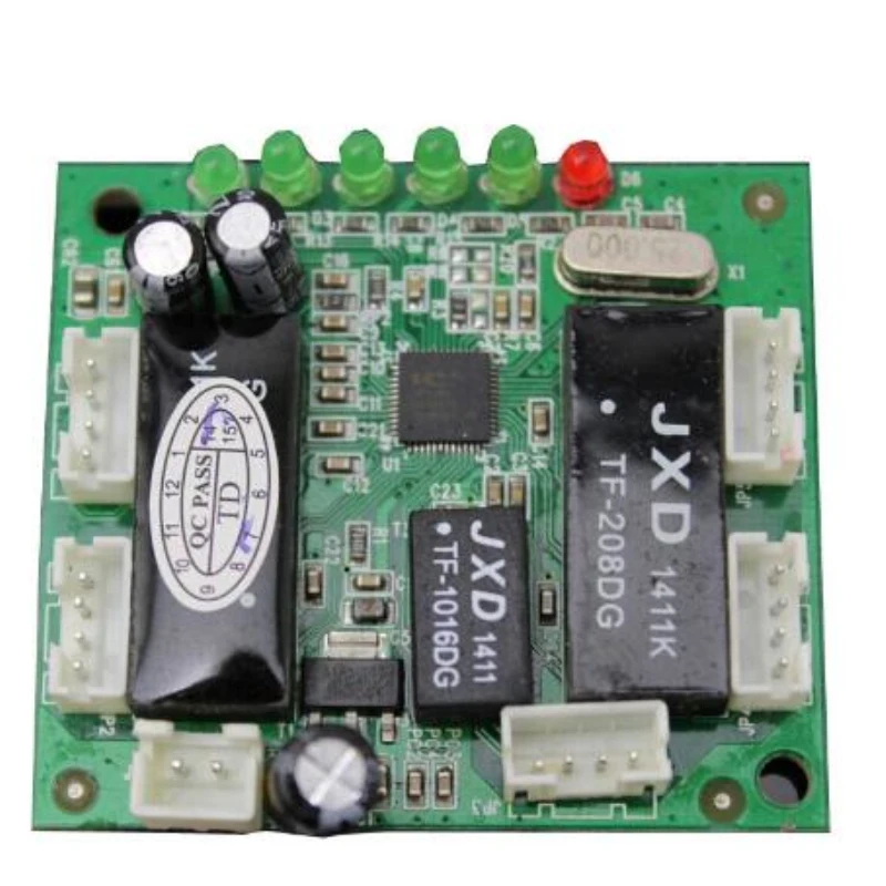 Коммутатор Ethernet 5 портов PBC PCBA мини дизайн ethernet переключатель плат для модуль-коммутатор 10/100 Мбит/с 5 портов PCBA плата